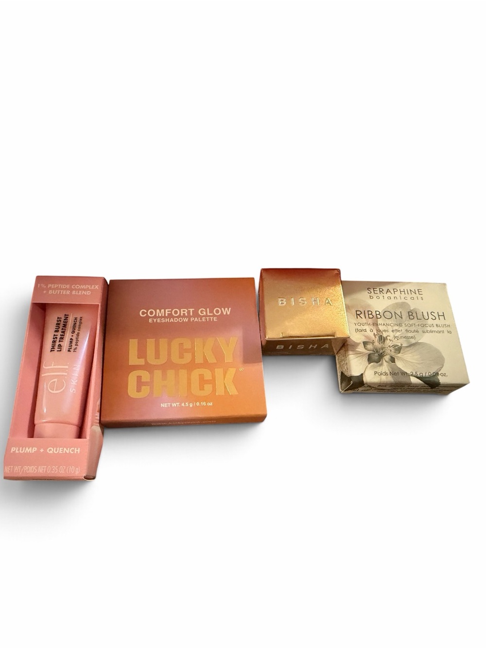 4pc makeup bundle with dior beauty makeup pouch